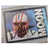 FOUR SPECIAL SIGNED FOOTBALL CARDS