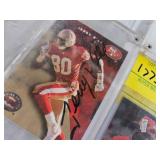 FOUR SPECIAL SIGNED FOOTBALL CARDS