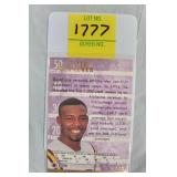 DAVID PALMER SIGNED MN VIKINGS ROOKIE CARD