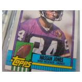 SEVEN 1990 TOPPS SIGNED FOOTBALL CARDS