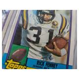 SEVEN 1990 TOPPS SIGNED FOOTBALL CARDS
