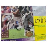 FIVE SIGNED MN VIKINGS FOOTBALL CARDS