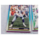 NINE SIGNED MN VIKINGS FOOTBALL CARDS