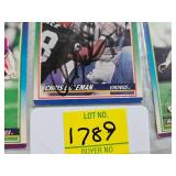 NINE SIGNED MN VIKINGS FOOTBALL CARDS