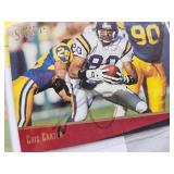 FIVE SIGNED FOOTBALL CARDS