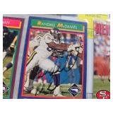 SIX SIGNED FOOTBALL CARDS