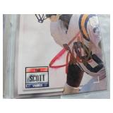 FIVE ASSORTED BRANDS SIGNED FOOTBALL CARDS