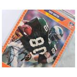 FOUR SIGNED FOOTBALL CARDS