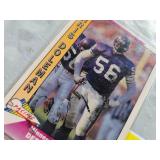 FOUR SIGNED FOOTBALL CARDS