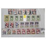 BIG LOT SEMI-RIGID CASED FOOTBALL CARDS