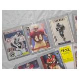 BIG LOT SEMI-RIGID CASED FOOTBALL CARDS