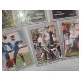 BIG LOT SEMI-RIGID CASED FOOTBALL CARDS