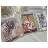 BIG LOT SEMI-RIGID CASED FOOTBALL CARDS