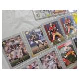 BIG LOT SEMI-RIGID CASED FOOTBALL CARDS