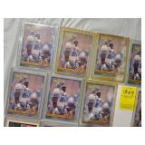 BIG LOT SEMI-RIGID CASE FOOTBALL CARDS