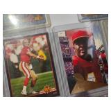 BIG LOT SEMI-RIGID CASE FOOTBALL CARDS