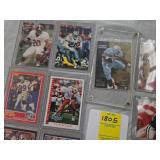 BIG LOT SEMI-RIGID CASE FOOTBALL CARDS