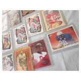 BIG LOT SEMI-RIGID CASED FOOTBALL CARDS