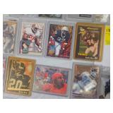 BIG LOT SEMI-RIGID CASED FOOTBALL CARDS