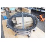 Portable Fire Pit w/wood (new)