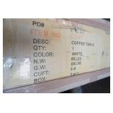 NEW IN BOX White Coffee Table