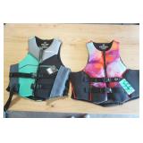 NEW (2ct) Sea Doo Life Jackets Adult L & XL. Ecoprene