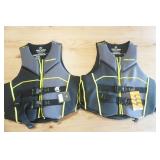 NEW (2ct) Sea Doo Life Jackets Adult L. Ecoprene