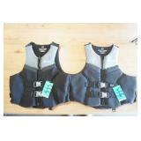 NEW (2ct) Sea Doo Life Jackets Adult L & XL. Ecoprene