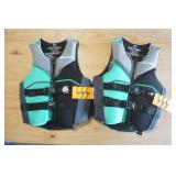 NEW (2ct) Sea Doo Life Jackets Adult XS. Ecoprene