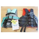 NEW (2ct) Sea Doo Life Jackets Adult S. Nylon.