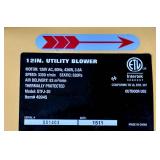 Two Strongway 12" Utility Blowers Model STFJ-30 Lot 1