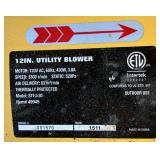 Two Strongway 12" Utility Blowers Model STFJ-30 Lot 2