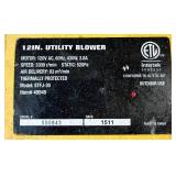 Two Strongway 12" Utility Blowers Model STFJ-30 Lot 3