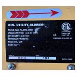 Two 8" Utility Blowers - 1 Strongway Model STFJ-20N and 1 Central Machinery Model STFJ-20N