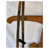 Vintage Flexible Flyer Wood and Metal Rail Sled