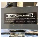 Central Machinery 13 Gallon Industrial Portable Dust Collector