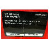 Three Ironton 1/8 HP Air Movers