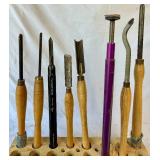 Collection of Lathe Chisels