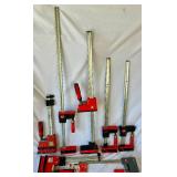 Bessey Parallel Bar Clamps - K Body REVO and one Bessey UniKlamp