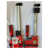 Bessey Parallel Bar Clamps - K Body REVO and one Bessey UniKlamp