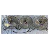 Three 18" High Velocity Floor Fan and One Lakso 20" Floor Fan