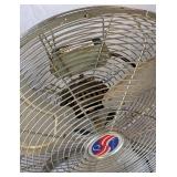 Three 18" High Velocity Floor Fan and One Lakso 20" Floor Fan