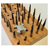 CNC Router Bits Lot #6 - 58 assorted bits