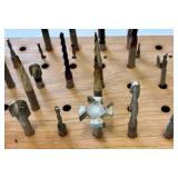 CNC Router Bits Lot #6 - 58 assorted bits