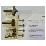 CNC Router Bits Lot #5 - 13 assorted bits