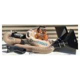 Rockler Model 42400 Wall Mount Dust Collector includes one hose with scoop