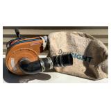 Rockler Model 42400 Wall Mount Dust Collector includes one hose with scoop