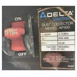 Delta Dust Collection System Lot 2 Model AP400
