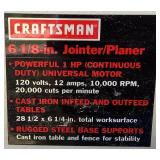 Craftsman 6 1/8" Jointer/Planer