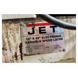 JET 16" x 42" Electric Variable Speed Lathe Model JWL-1642EVS